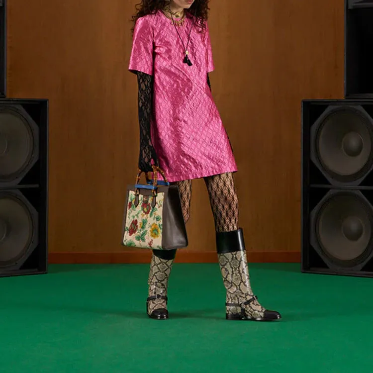 GUCCI Gg Monogram Mini Dress-1