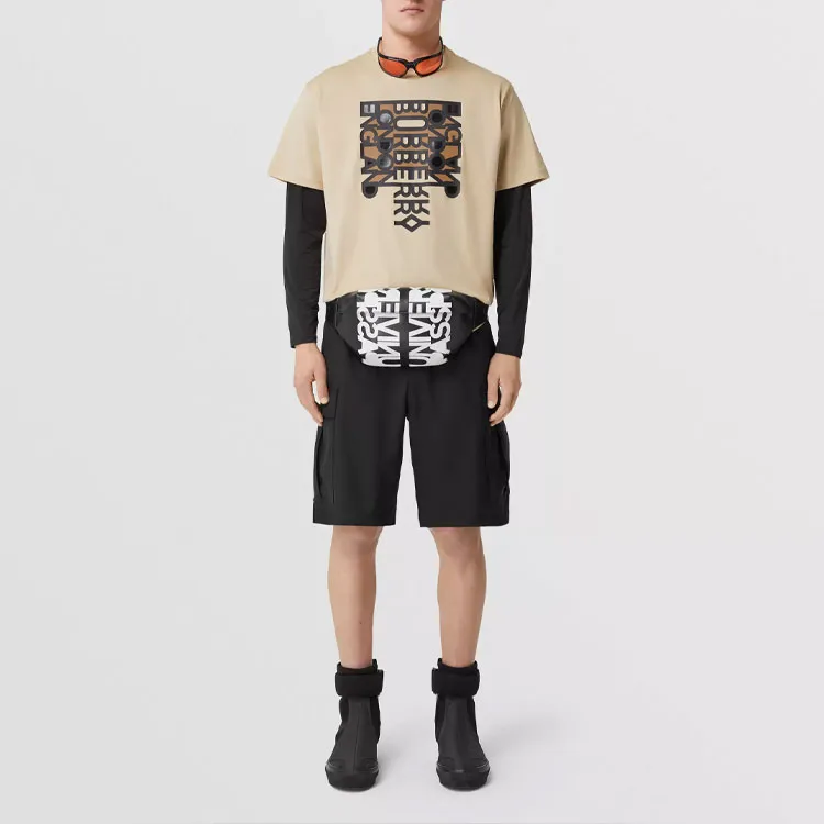 Burberry FW22 Casual Shorts Men's Black-1