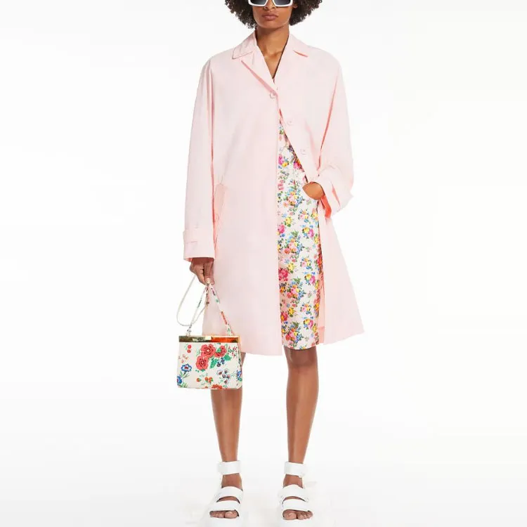 SportMax Trench Coats Women's Pink-1