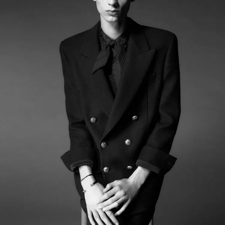 SAINT LAURENT SS22 Shirt Men's Black-2