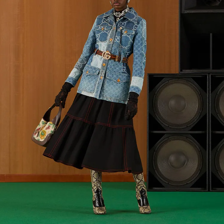 GUCCI Jumbo Gg Denim Jacket-1