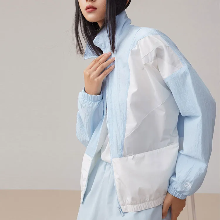ANTA Life Collection Jackets Women's Cloud Fabric Blue-4