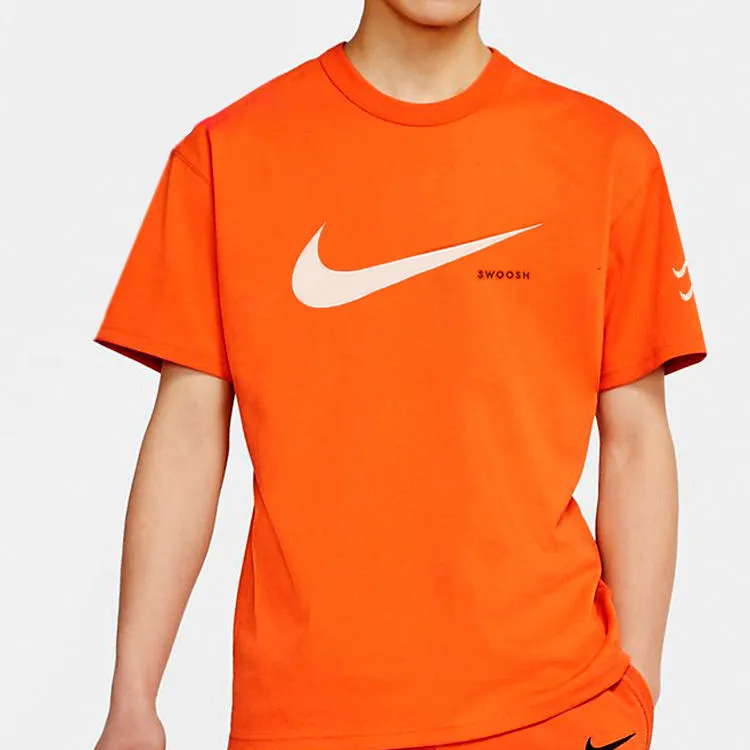 Nike Set-in Sleeve T-Shirt Men's Orange Red-2