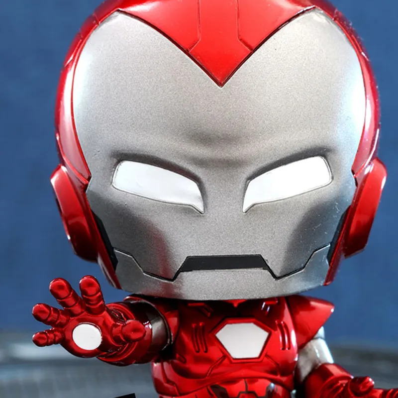 Hot Toys Cosbaby Collection Marvel Comic Iron Man Silver Centurion Armor Edition S Chibi Figures-1