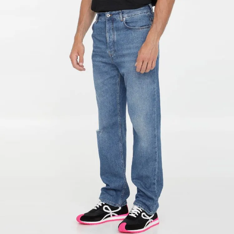 LOEWE Washed Denim Trousers-2
