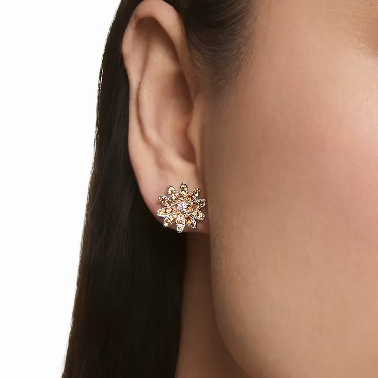 Swarovski Eternal Flower Stud Earrings Women's-4