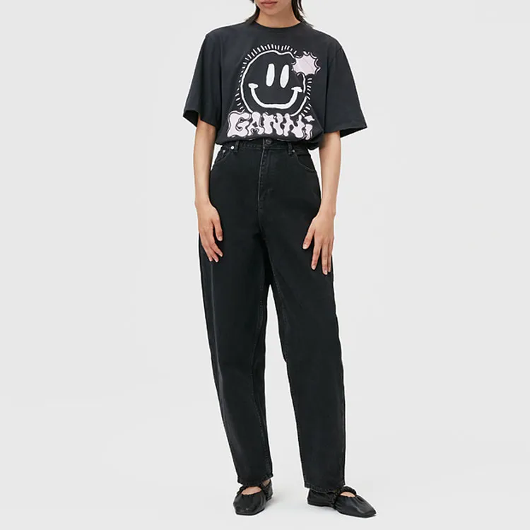 GANNI T-Shirts Women's Black-1