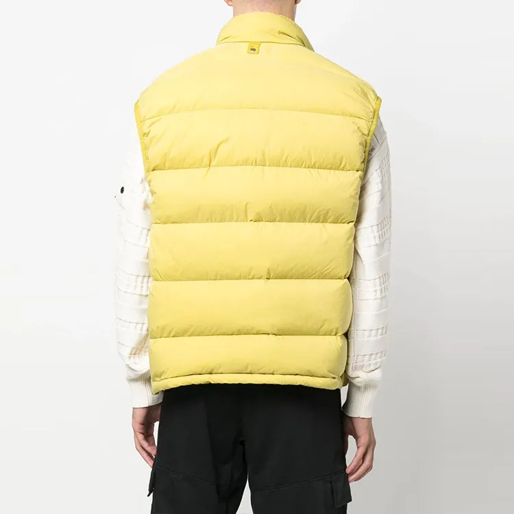STONE ISLAND Vests Men Lemon Yellow-2