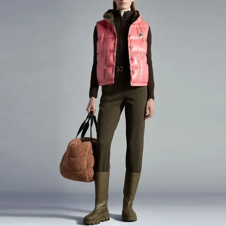 Moncler Vest Women's Coral Pink-1