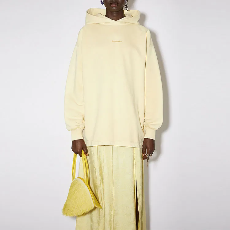 Acne Studios Logo Printed Long Sleeved Hoodie-1