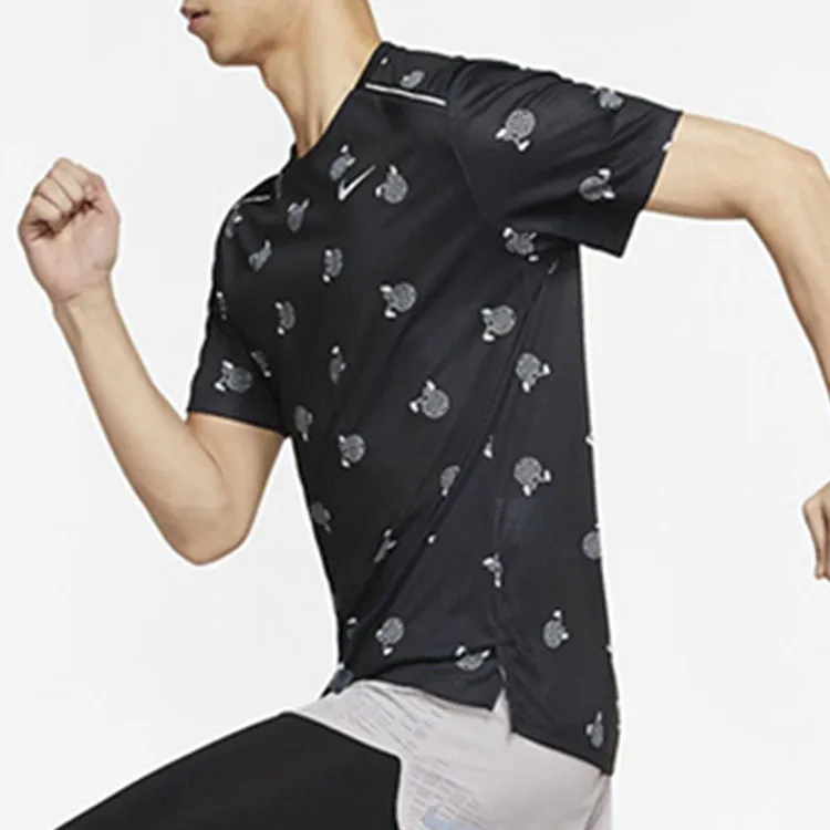 Nike T Shirts Men Black-3