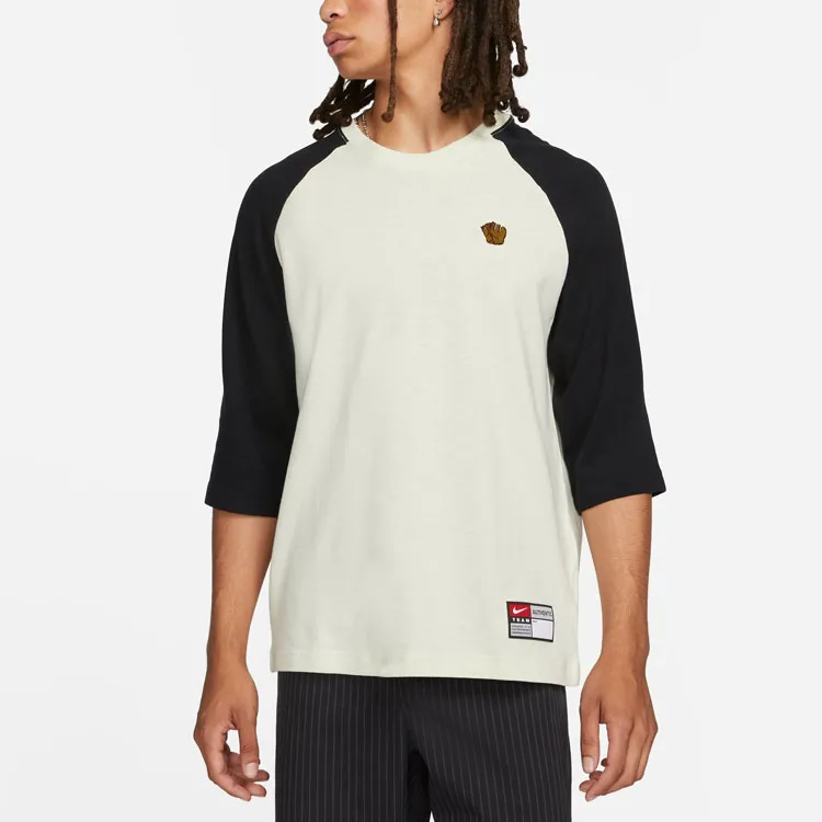 Nike Raglan Sleeve T Shirt Unisex Heather Gray-3