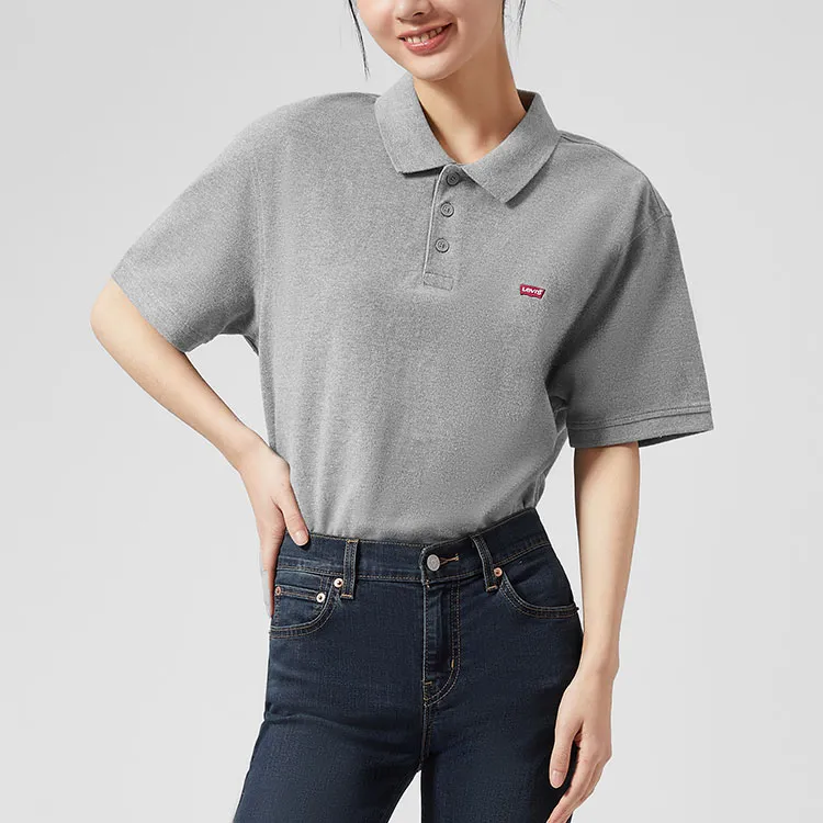Levis Polo Shirts Unisex Gray-2