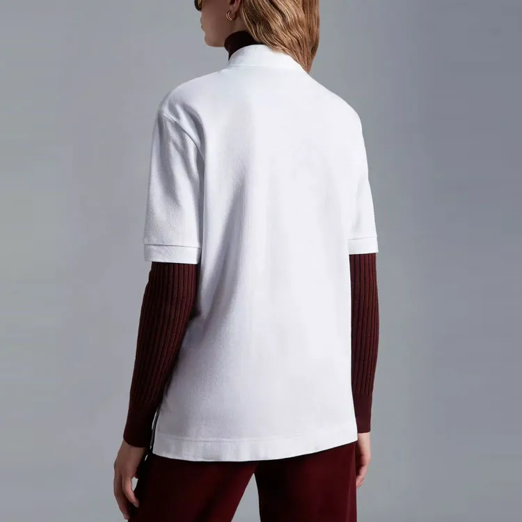 Moncler FW22 Polo Shirts Women's White-2