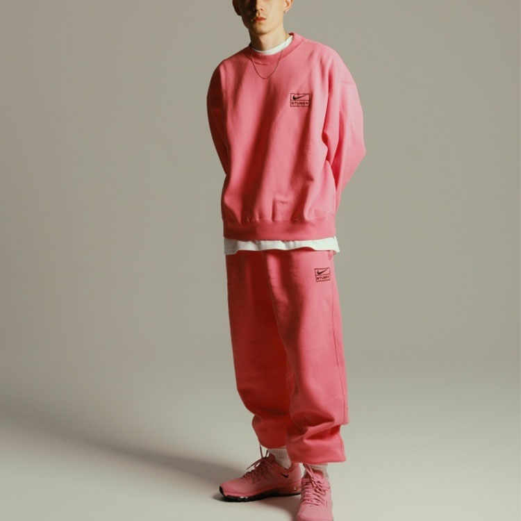 Nike Nike X Stussy FW22 FW22 Sports Pants Unisex Pink - POIZON