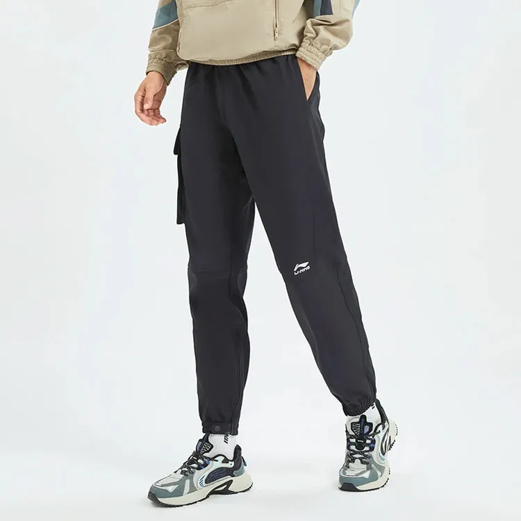 LiNing Knitted Sports Pants Men's Black-2