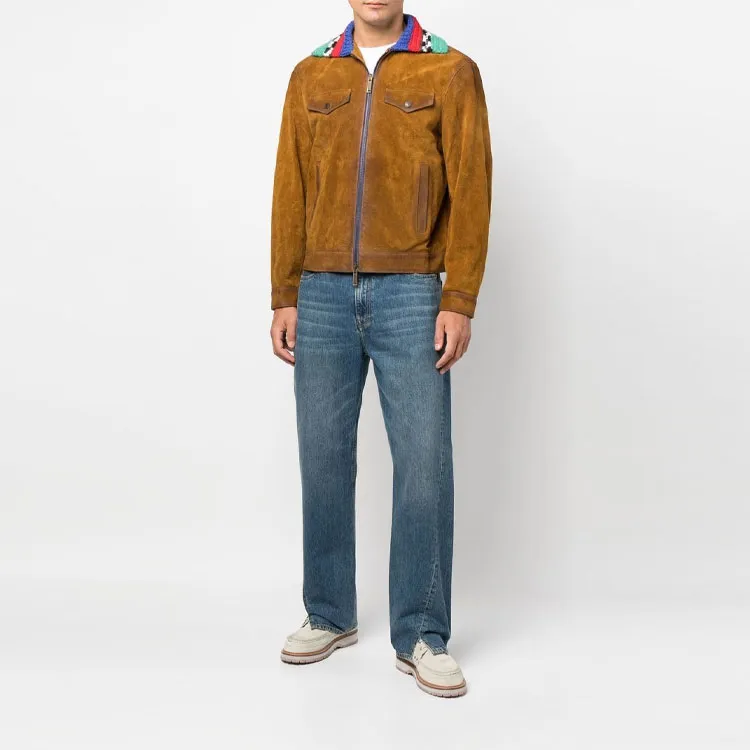 DSQUARED 2 Knitted Colloar Zipped Jacket-2