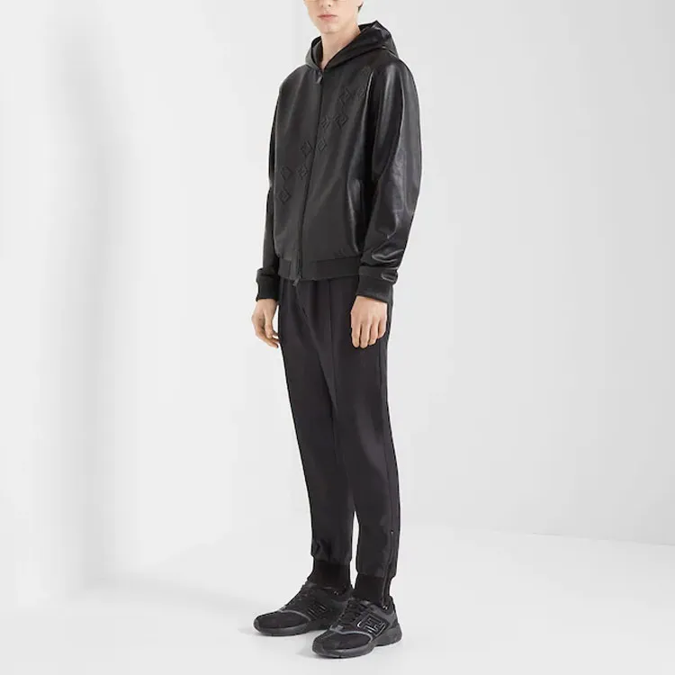 FENDI Casual Pants Men Black-2