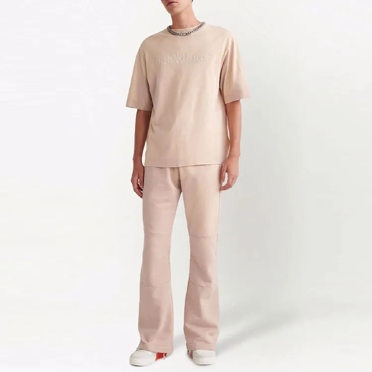 OFF-WHITE T-Shirts Men Pink-1
