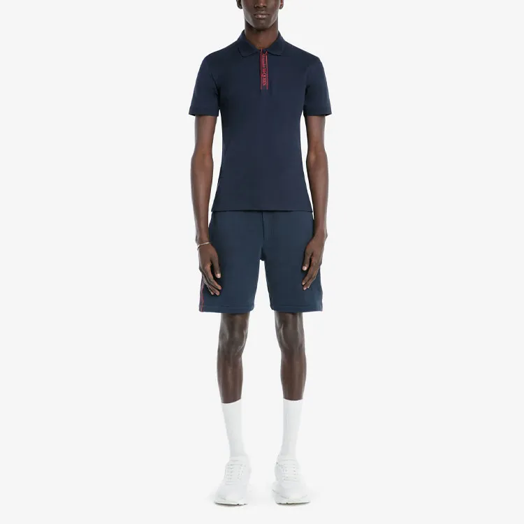 Alexander McQueen Polo Shirts Men Blue-1