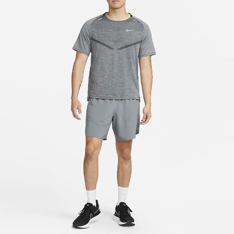 Nike T Shirts Men Gray-2
