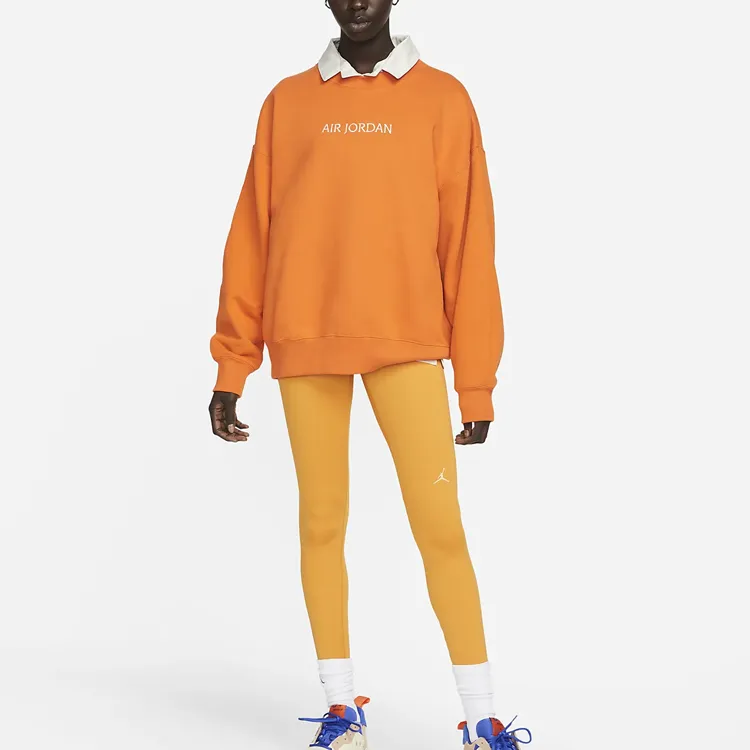 Jordan Sweatshirts Women's Orange-2