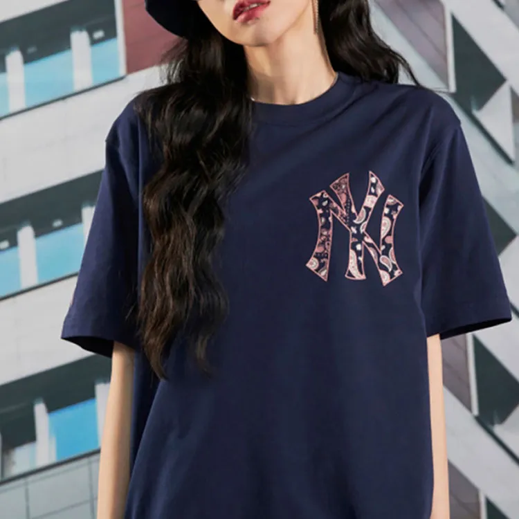 MLB New York Yankees T Shirts Unisex Marine Blue-4