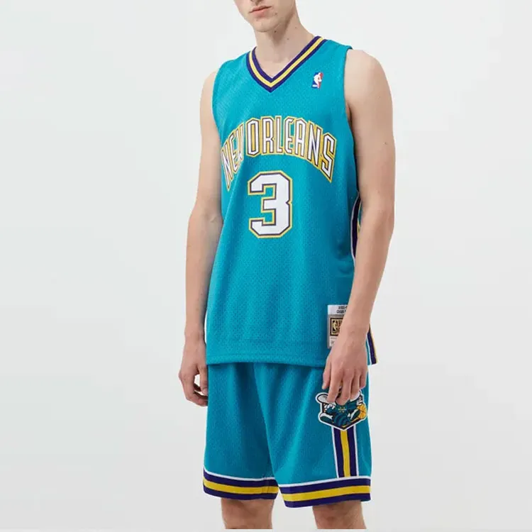 Mitchell & Ness Basketball Jerseys Men's Blue-2