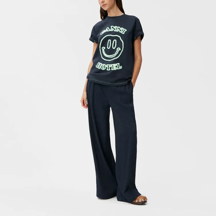 GANNI T Shirts Women's Blue-2