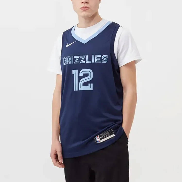 Nike Ja Morant Memphis Grizzlies 2023/24 Icon Edition Big Kids' Nike Nba Swingman Jersey-3