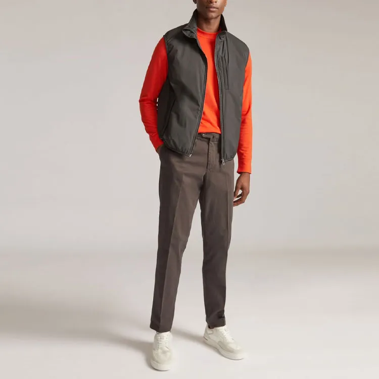 Loro Piana Vests Men Black Agate Color-3