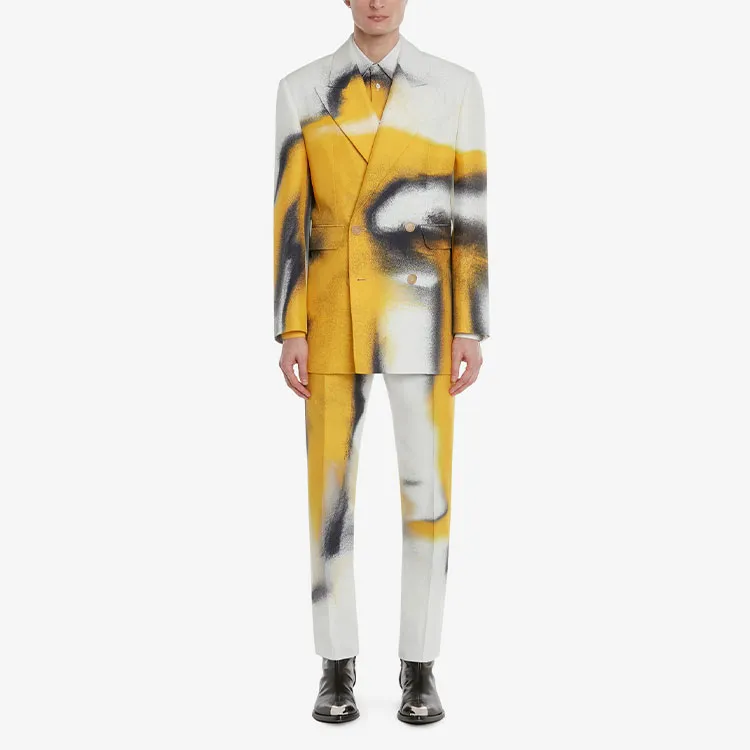 Alexander McQueen Casual Pants Men Yellow-1