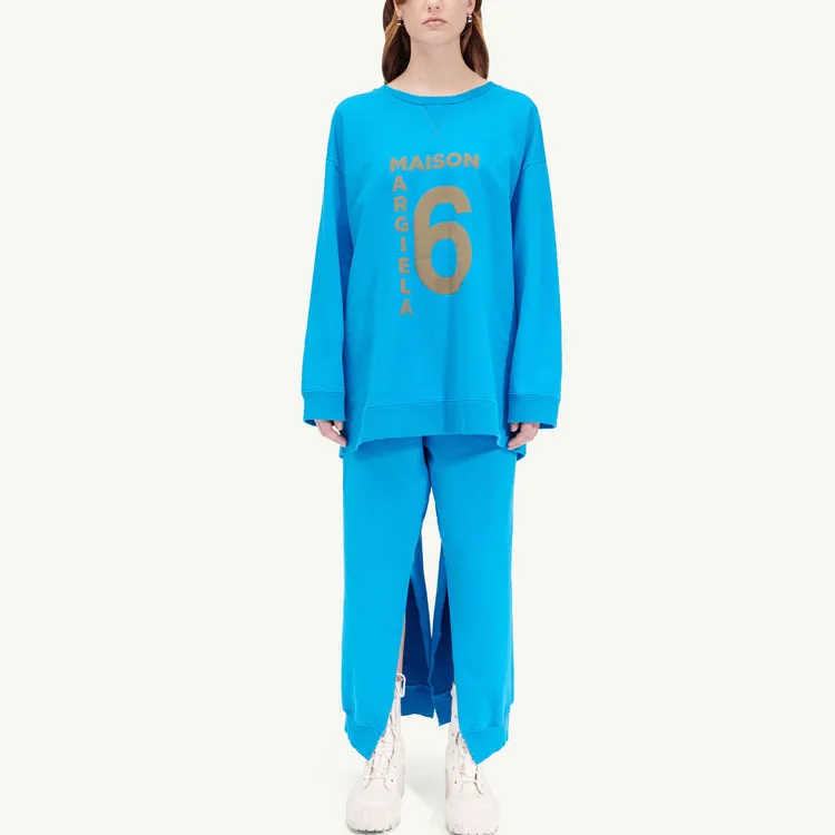 MM6 Maison Margiela Sweatshirts Women's Blue-1