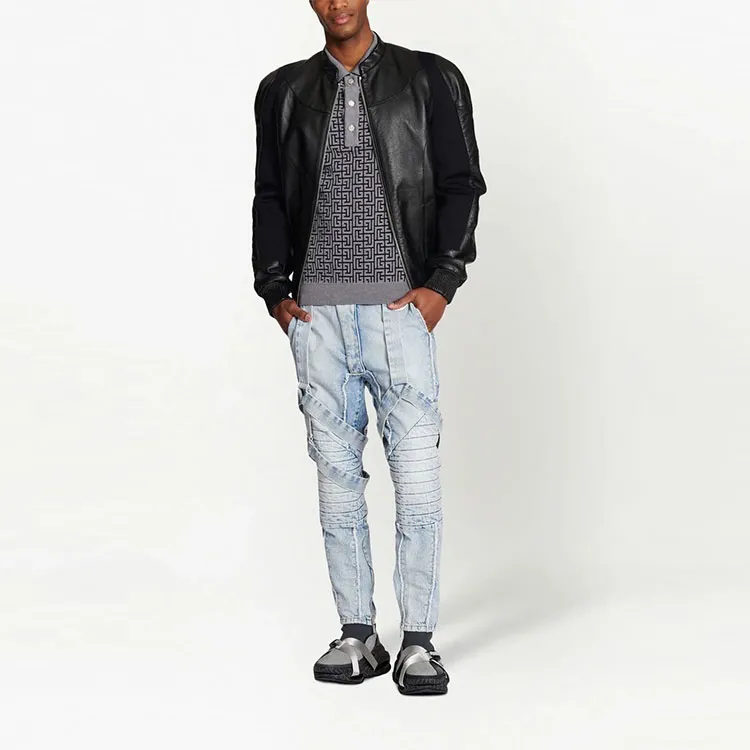 BALMAIN Polo Shirts Men Black-1