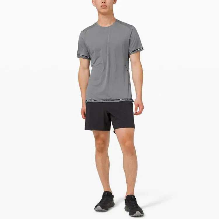 Lululemon Fast And Free T Shirt Men's Gray-2