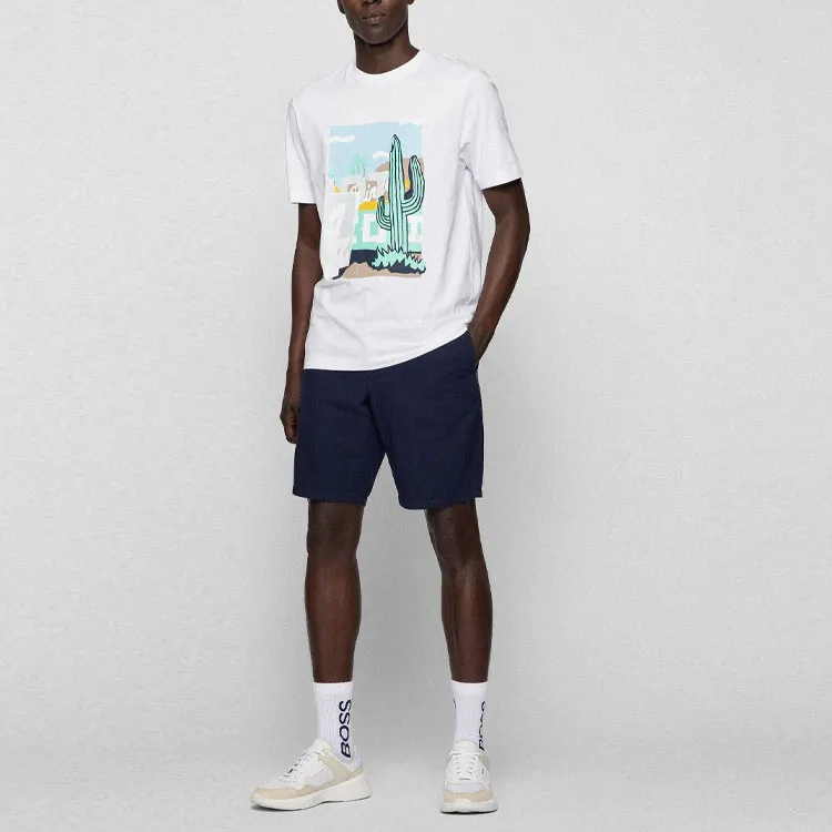 HUGO BOSS T Shirts Men White-1
