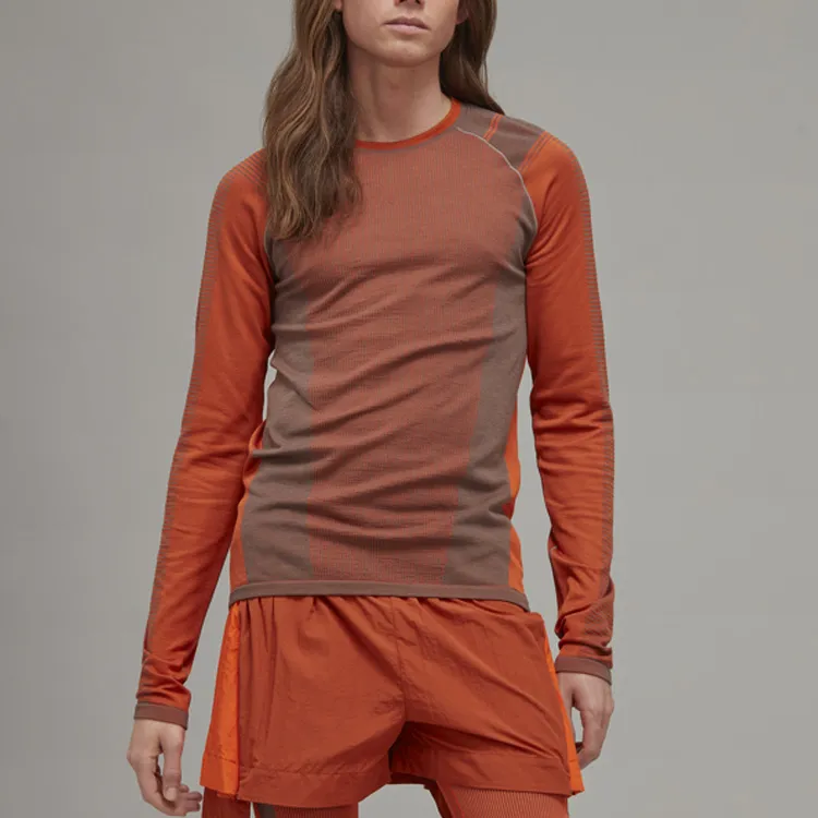 Y 3 T Shirts Men Orange-2