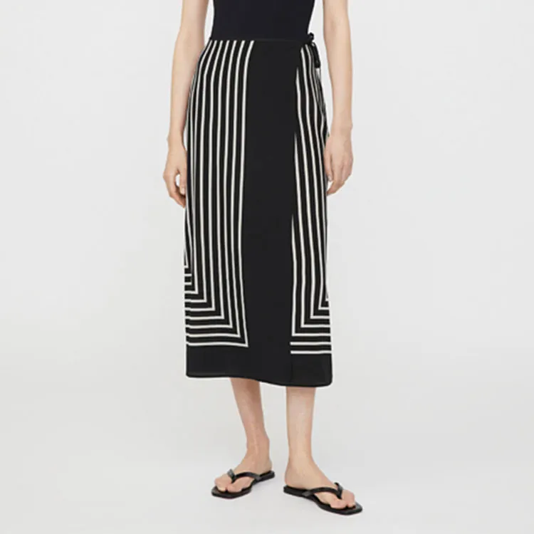 TOTEME Casual Long Skirts Women's Black-1