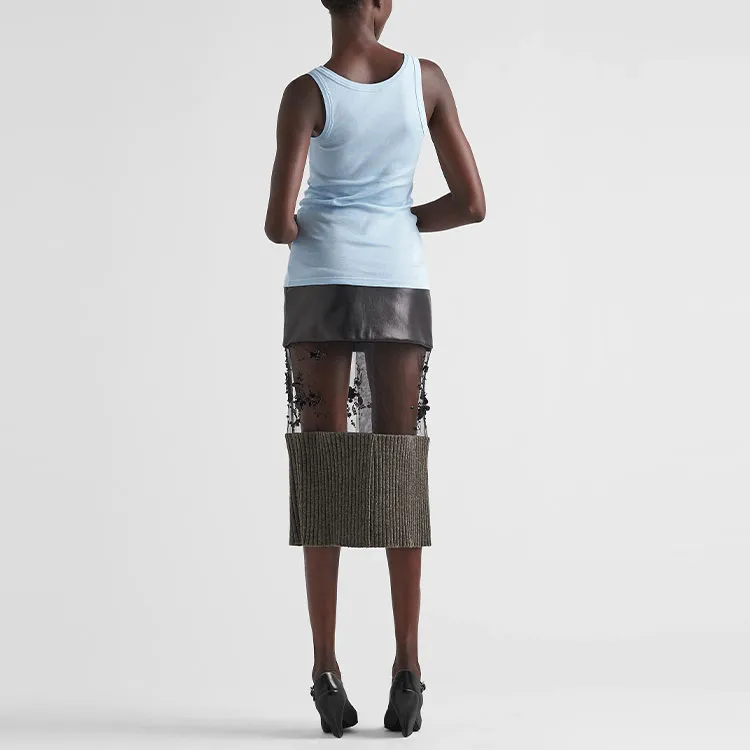 PRADA FW22 Camisole Women's Interstellar Blue-3
