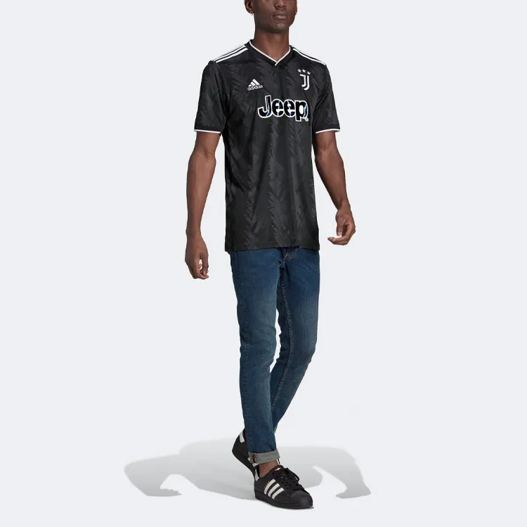 Adidas Juventus Soccer Jerseys Men Black-4