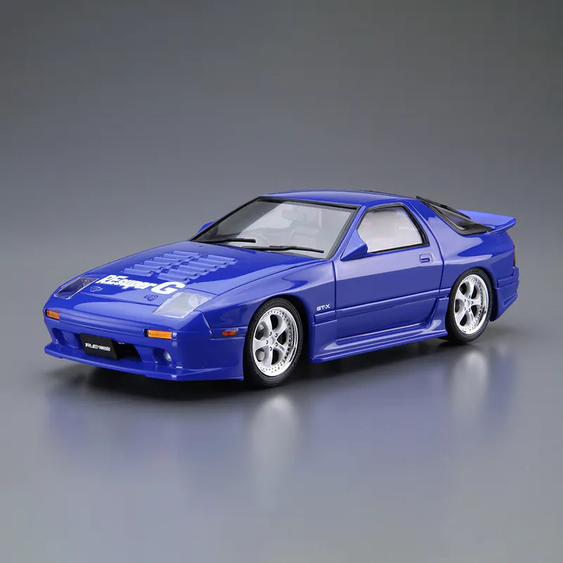 AOSHIMA Qingdao Society, Mazda RE Rain Palace FC3S RX 7 Model Kits 1/24-2