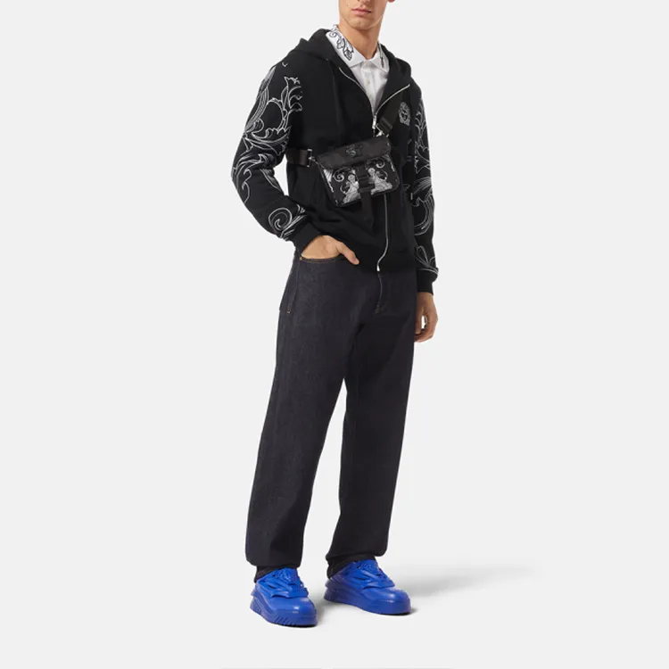 FANSIZHE Sweatshirt Men's Black-3