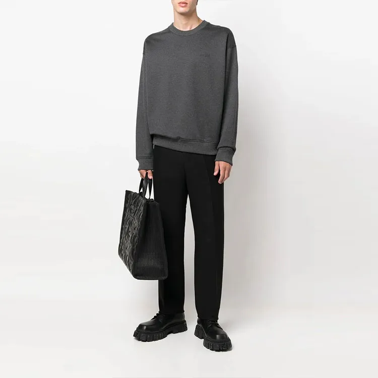 VERSACE Cashmere Sweaters Men Gray-1
