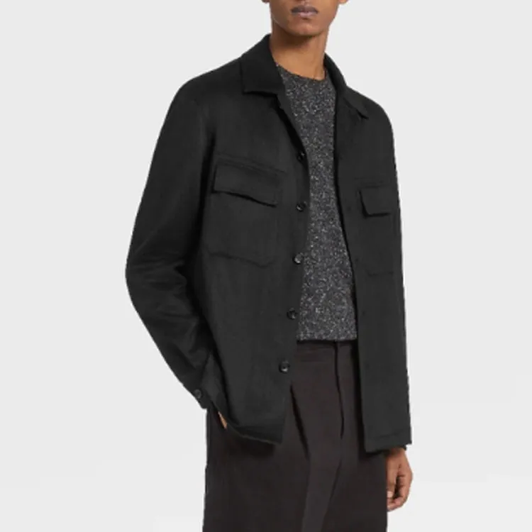 Ermenegildo Zegna Oasi Buttoned Straight Hem Shirt-3