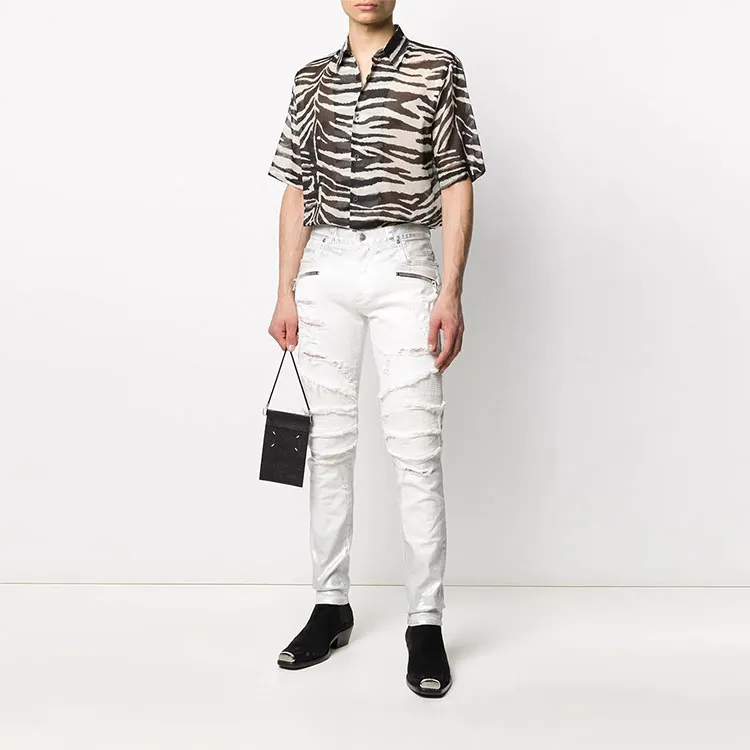 BALMAIN Jeans Men White-1