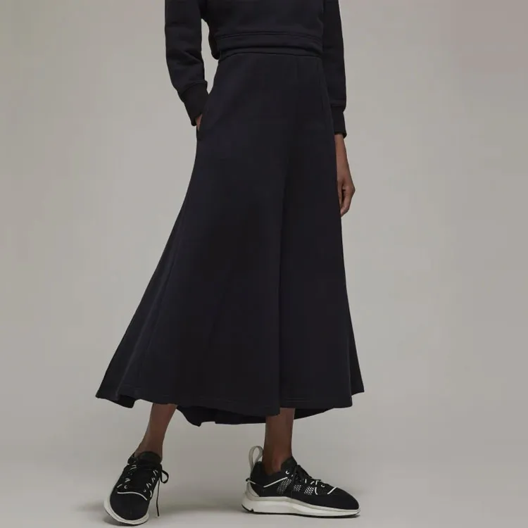 Y 3 Casual Long Skirt Women's Black-4