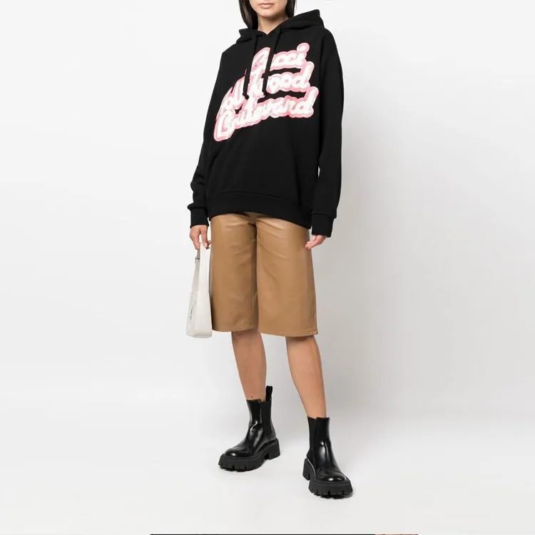 GUCCI Sequin Graphic Sweatshirt Black-3
