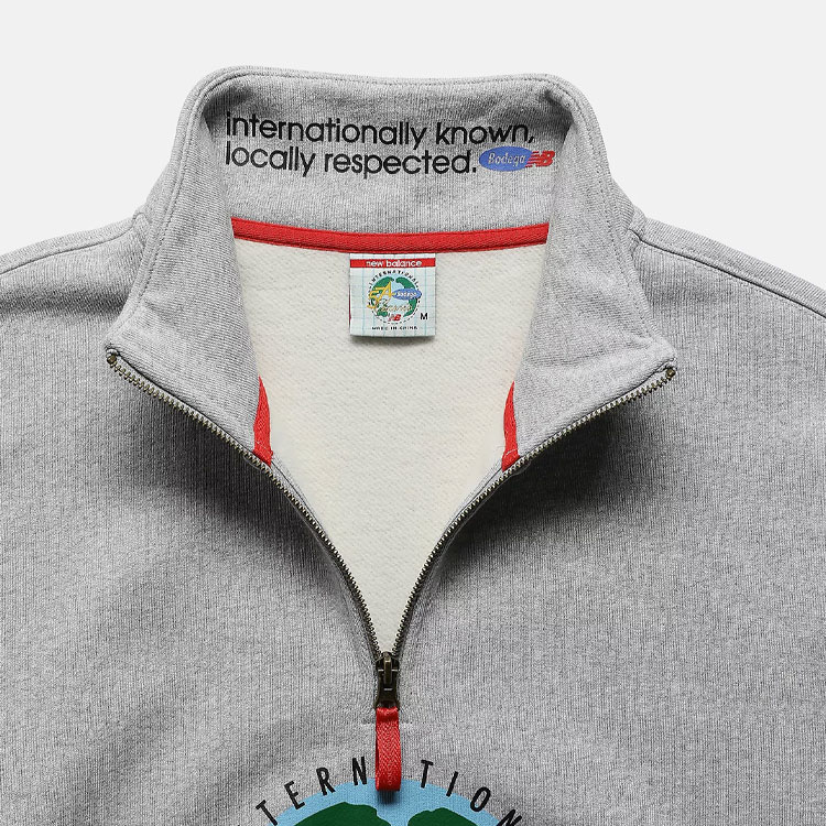 New Balance X Bodega Quarter Zip Sweatshirt - POIZON
