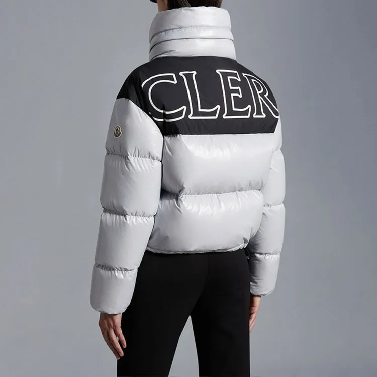 Moncler FW22 Down Jacket Women's Light Gray-3