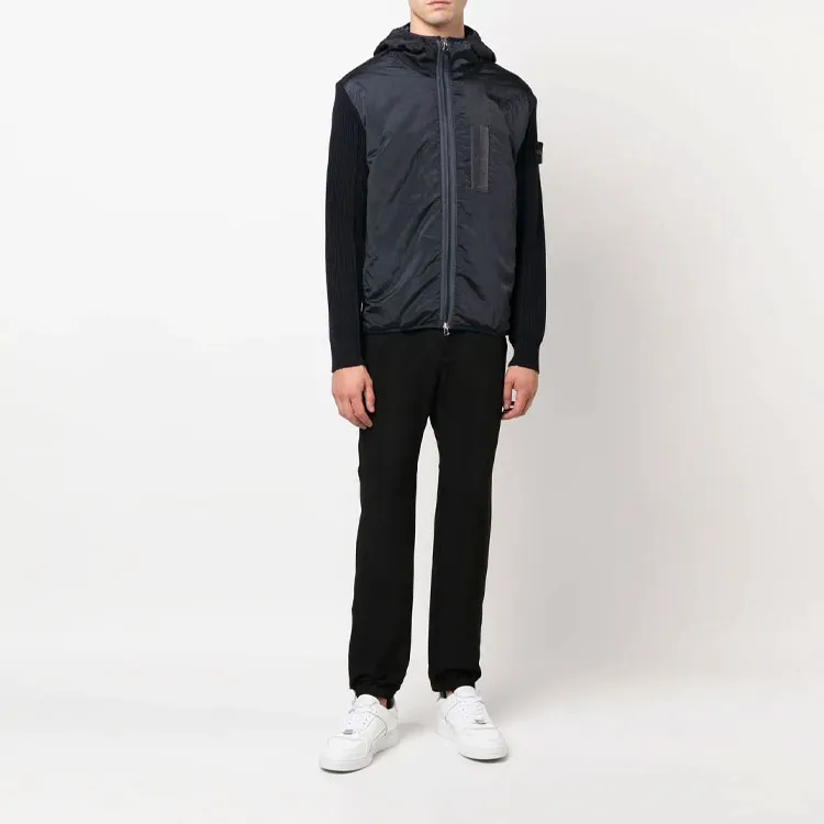 STONE ISLAND 42730 Nylon Metal In Econyl Regnerated Nylon + Primaloft TC And Knit Jacket-2